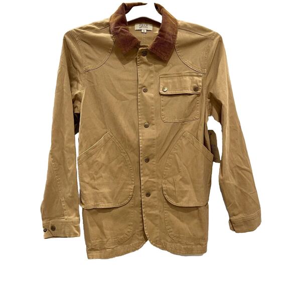 Frye and Co. Men's Lightweight Twill Jacket, Small, Tan ✨NEW✨ $119 Retail - Picture 2 of 8